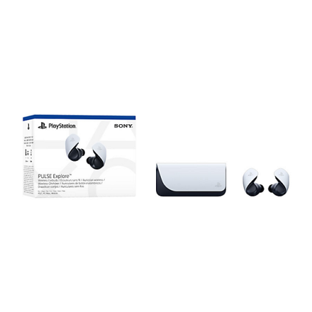 Sony PULSE Explore Wireless Headphones with Microphone - Premium Bluetooth Audio in White - Model 0711719572992